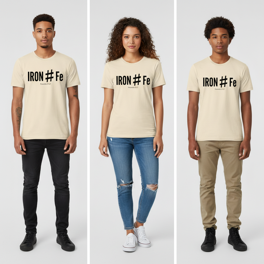 Iron Sharpens Iron T-Shirt_triple_model
