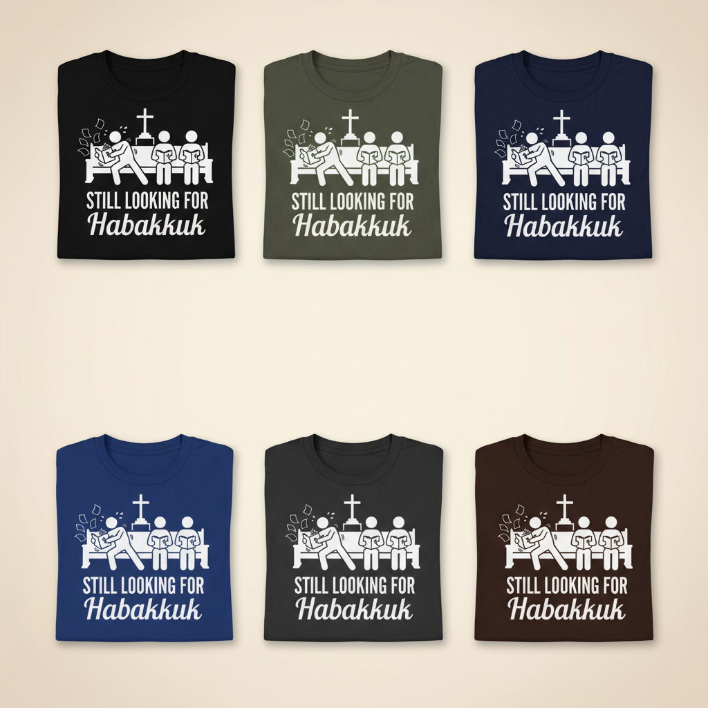 Still Looking for Habakkuk T-Shirt_6color_grid