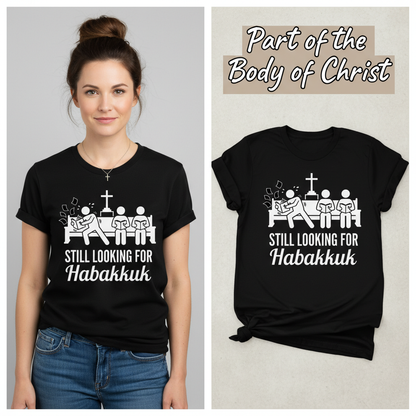 Still Looking for Habakkuk T-Shirt_model_flat