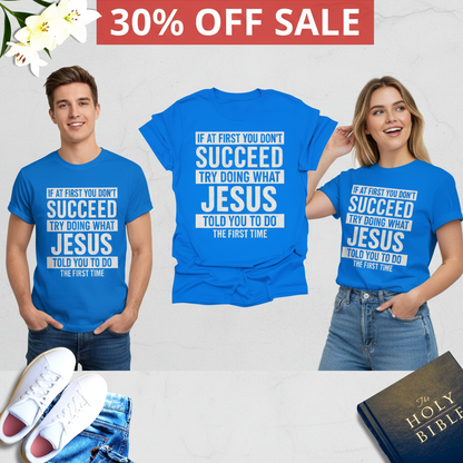 Do What Jesus Said T-Shirt_triple_model