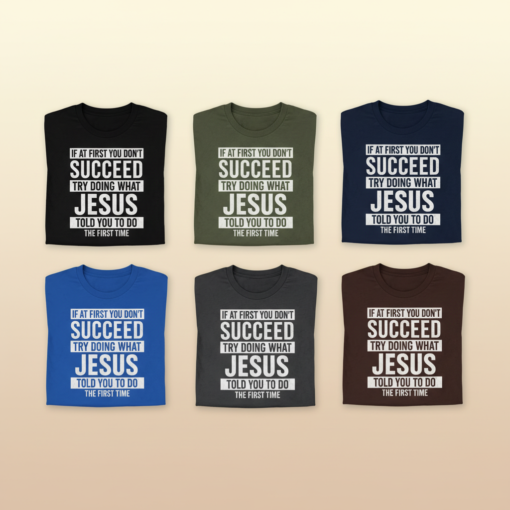 Do What Jesus Said T-Shirt_6color_grid