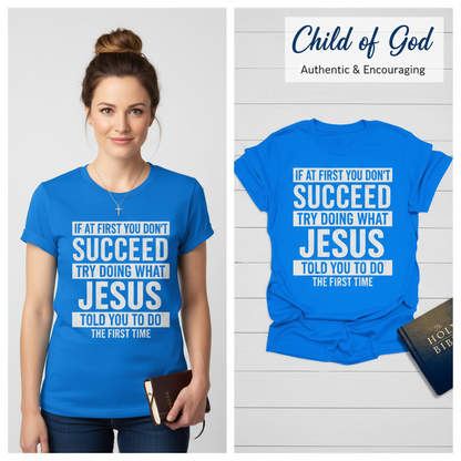 Do What Jesus Said T-Shirt_model_flat
