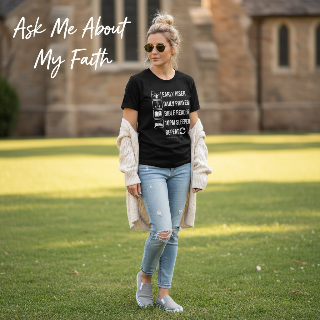 The Blessed Life Routine T-Shirt__pair