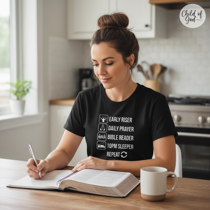 The Blessed Life Routine T-Shirt__use