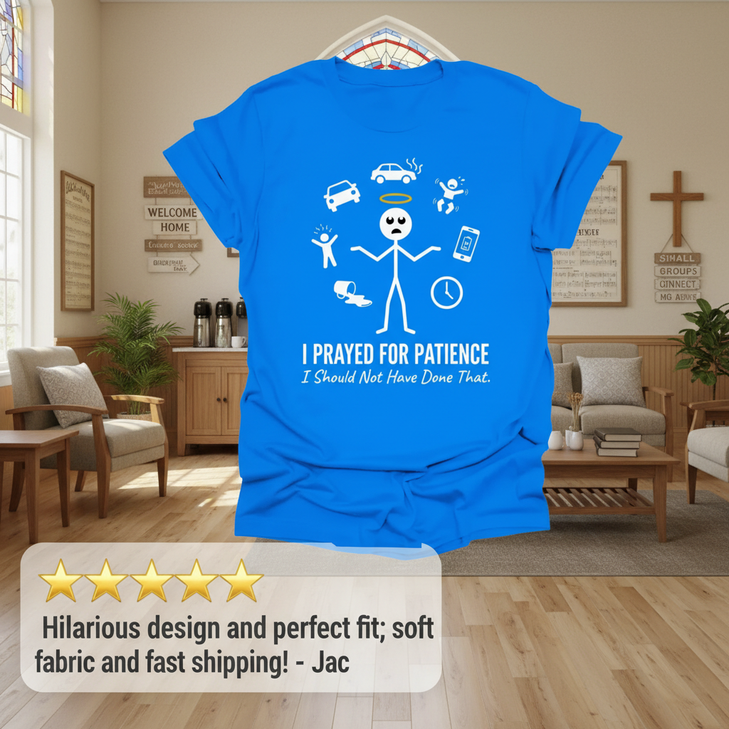 I Prayed for Patience T-Shirt_review_5star