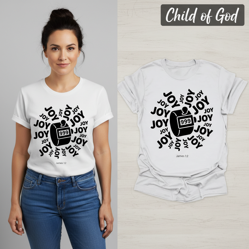 Count It All Joy T-Shirt_model_flat
