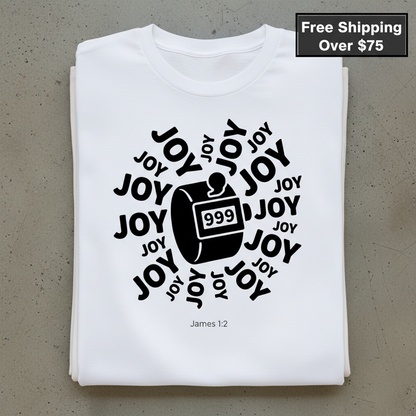 Count It All Joy T-Shirt_stacked_flatlay