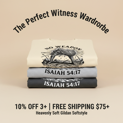 No Weapon Shall Prevail T-Shirt_stacked_promotion