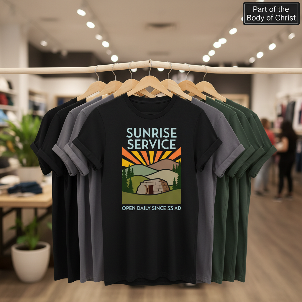 Sunrise Service T-Shirt_boutique_rack