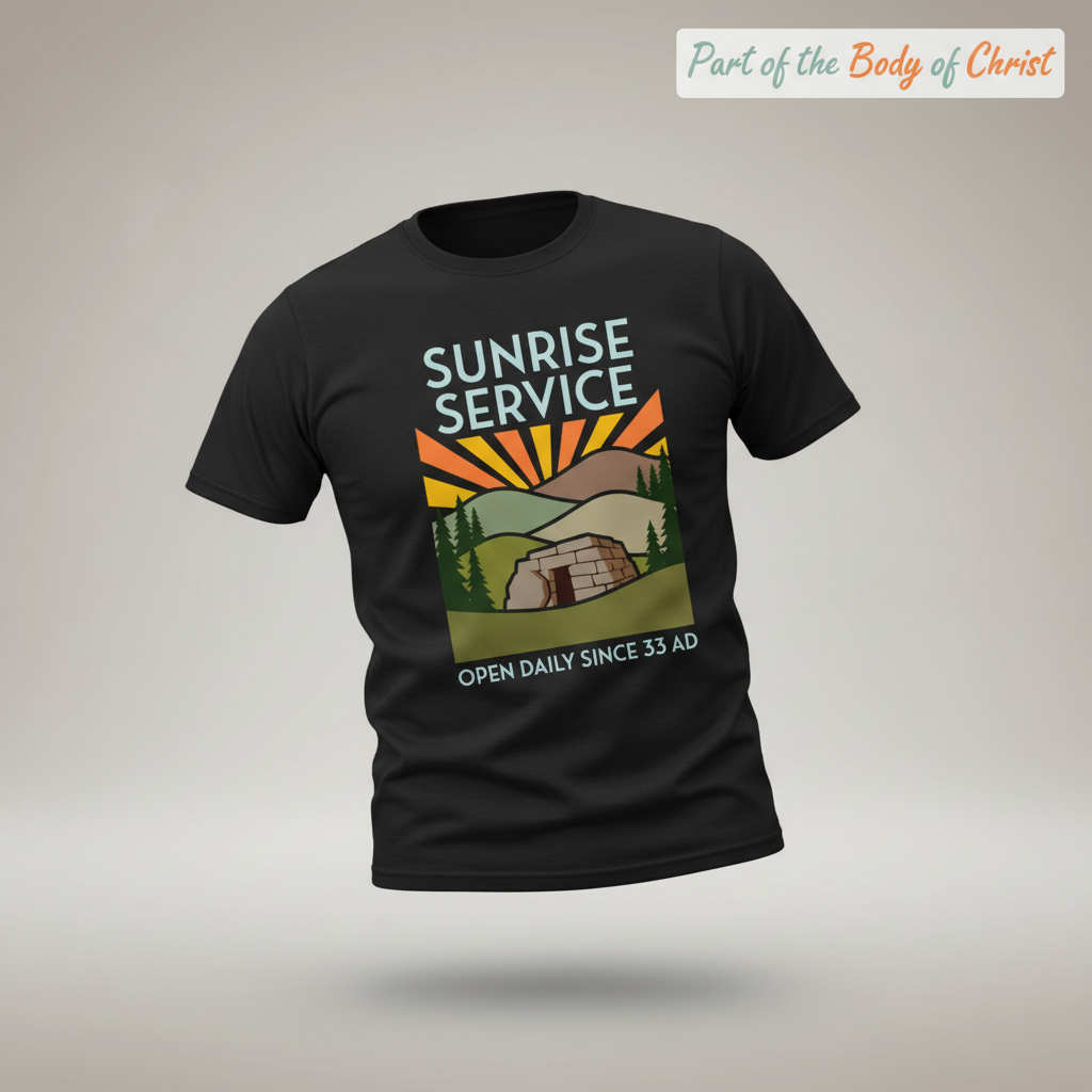 Sunrise Service T-Shirt_3d_float