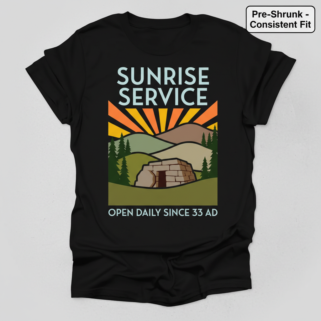 Sunrise Service T-Shirt_clean