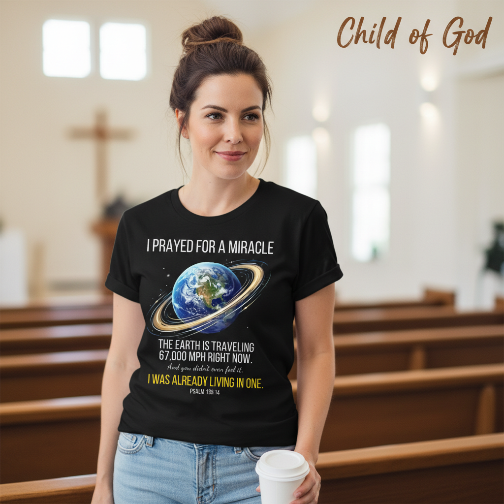 Living in a Ringed World T-Shirt__lifestyle
