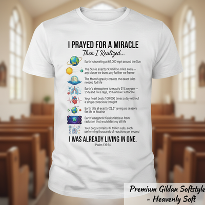 Already Living in a Miracle T-Shirt__space