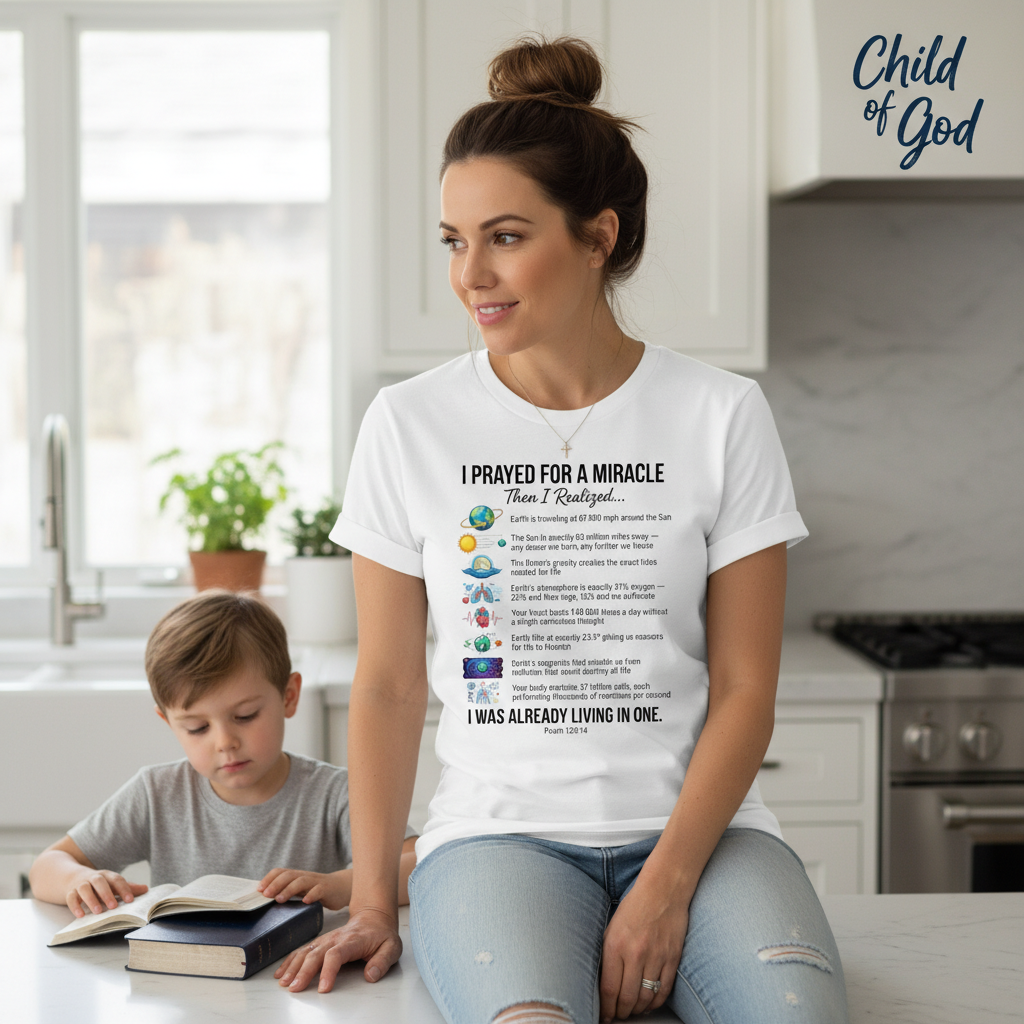 Already Living in a Miracle T-Shirt__use