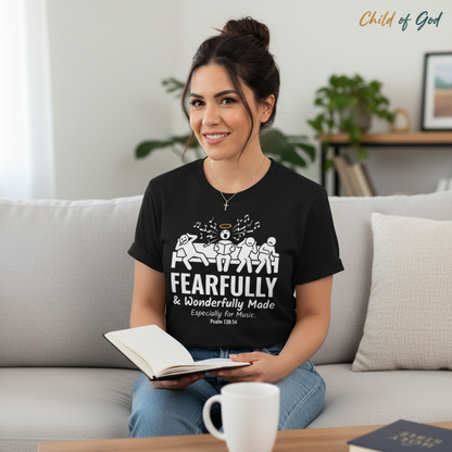 Fearfully & Wonderfully Made Music T-Shirt__use