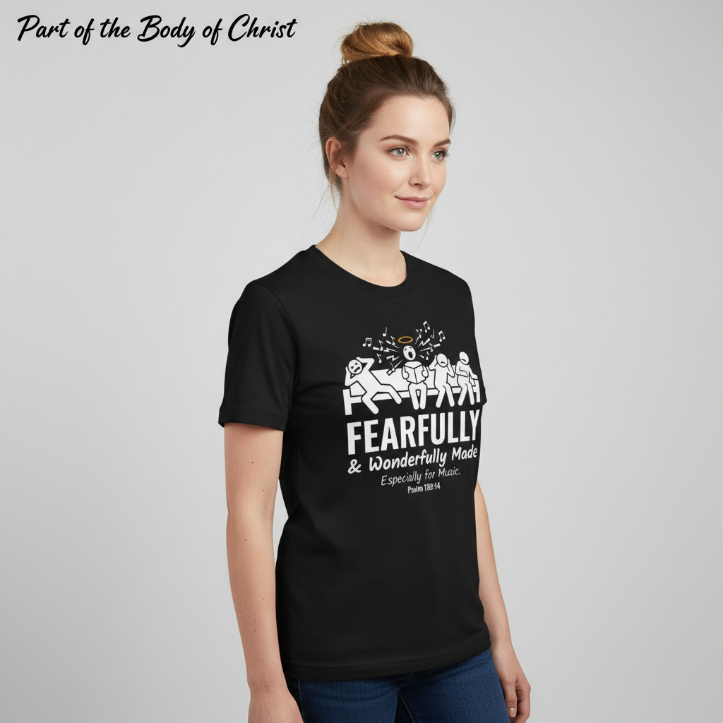 Fearfully & Wonderfully Made Music T-Shirt__hero
