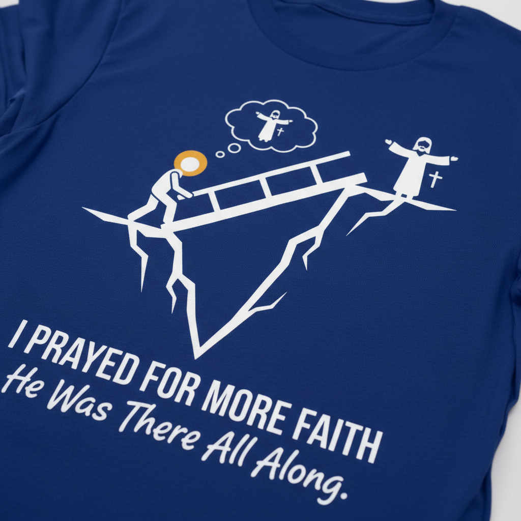 He Was There All Along T-Shirt__detail