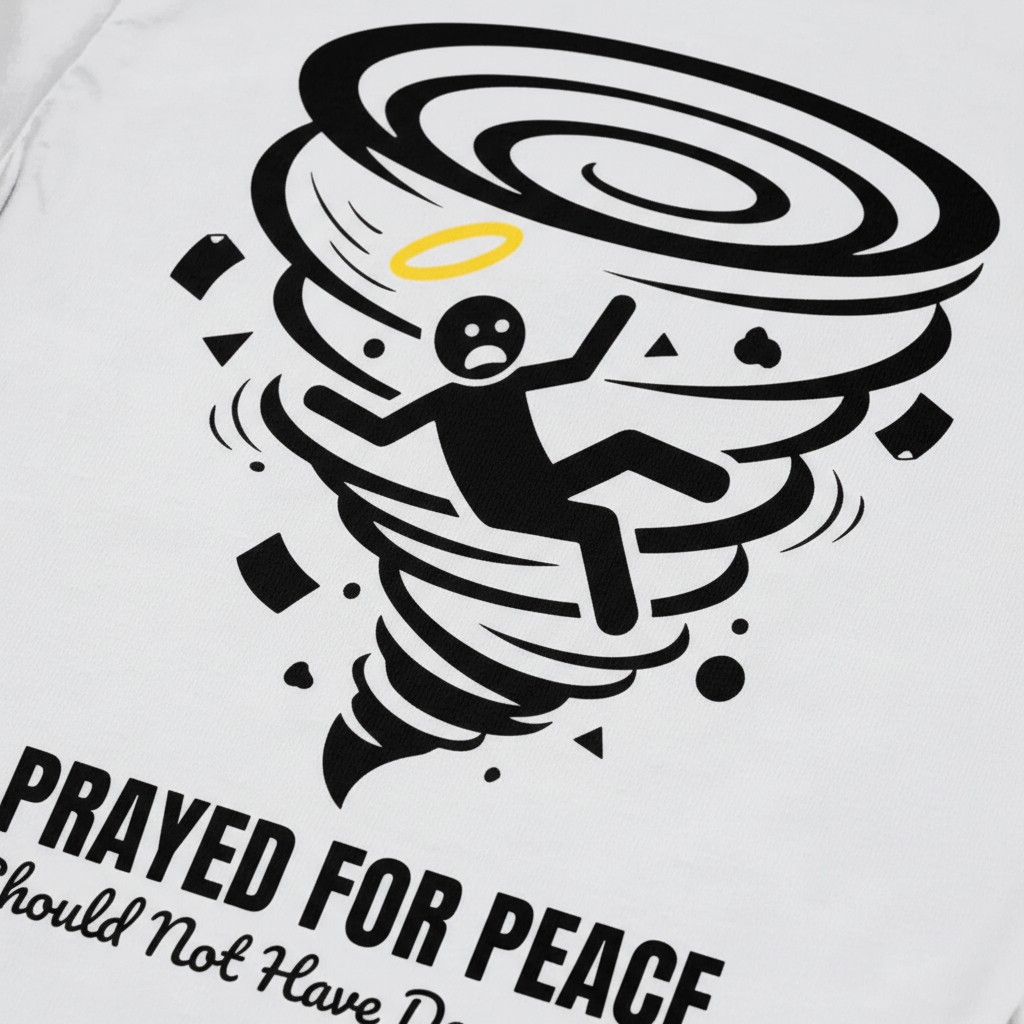 I Prayed for Peace T-Shirt__detail