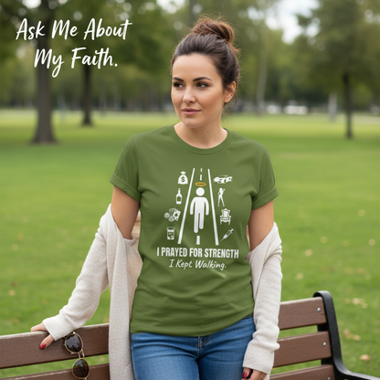 I Prayed for Strength T-Shirt__pair
