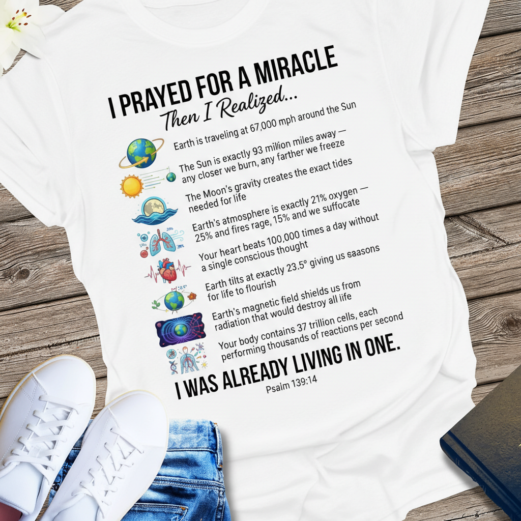 Already Living in a Miracle T-Shirt_extreme_za