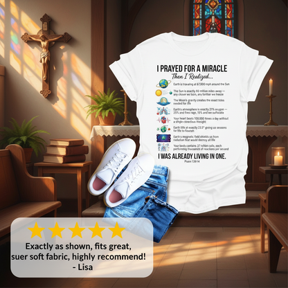 Already Living in a Miracle T-Shirt_review_5star