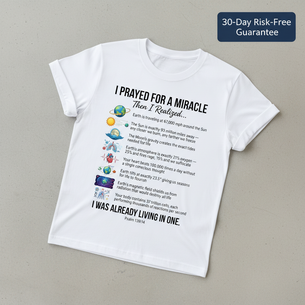 Already Living in a Miracle T-Shirt_fold_tilt