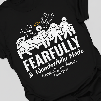 Fearfully & Wonderfully Made Music T-Shirt_extreme_za