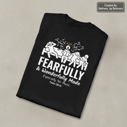 Fearfully & Wonderfully Made Music T-Shirt_fold_tilt