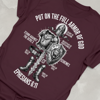 Full Armor of God Warrior T-Shirt_extreme_za