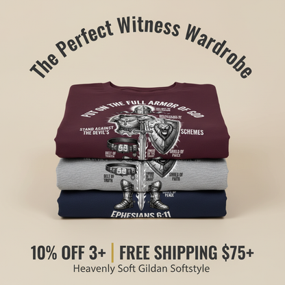 Full Armor of God Warrior T-Shirt_stacked_promotion