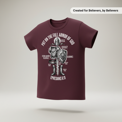 Full Armor of God Warrior T-Shirt_3d_float