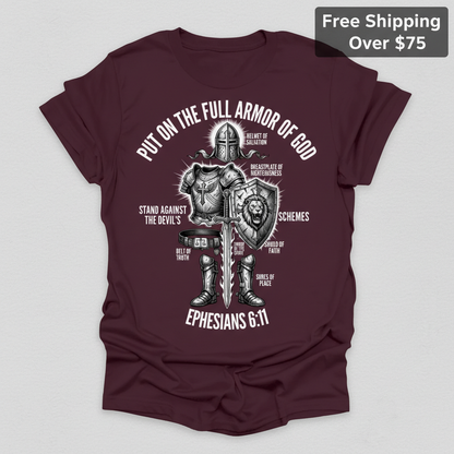Full Armor of God Warrior T-Shirt_clean