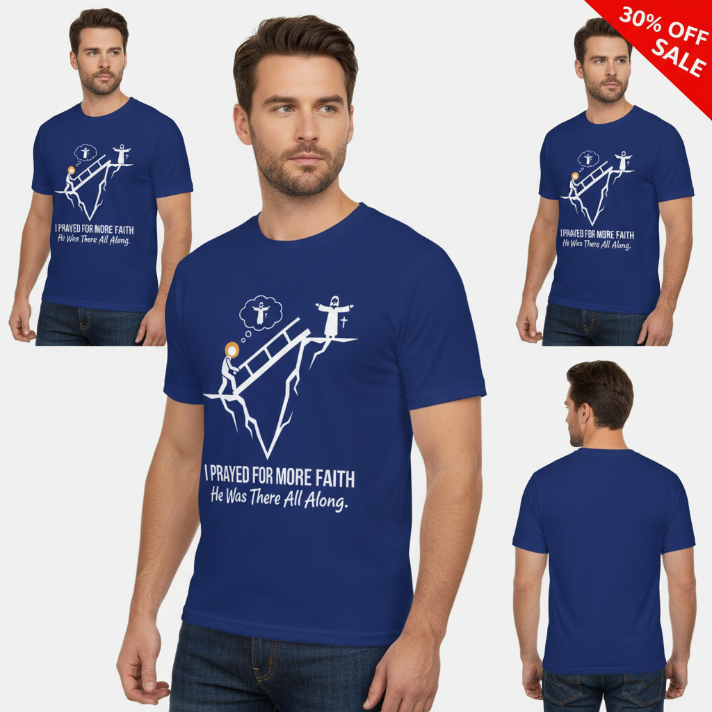 He Was There All Along T-Shirt_triple_model