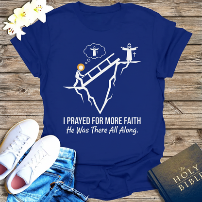 He Was There All Along T-Shirt_dual_model_life