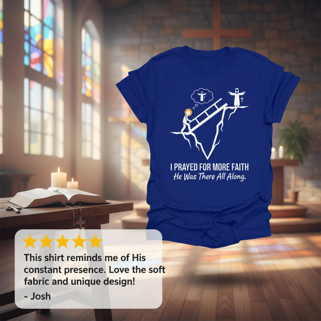 He Was There All Along T-Shirt_review_5star