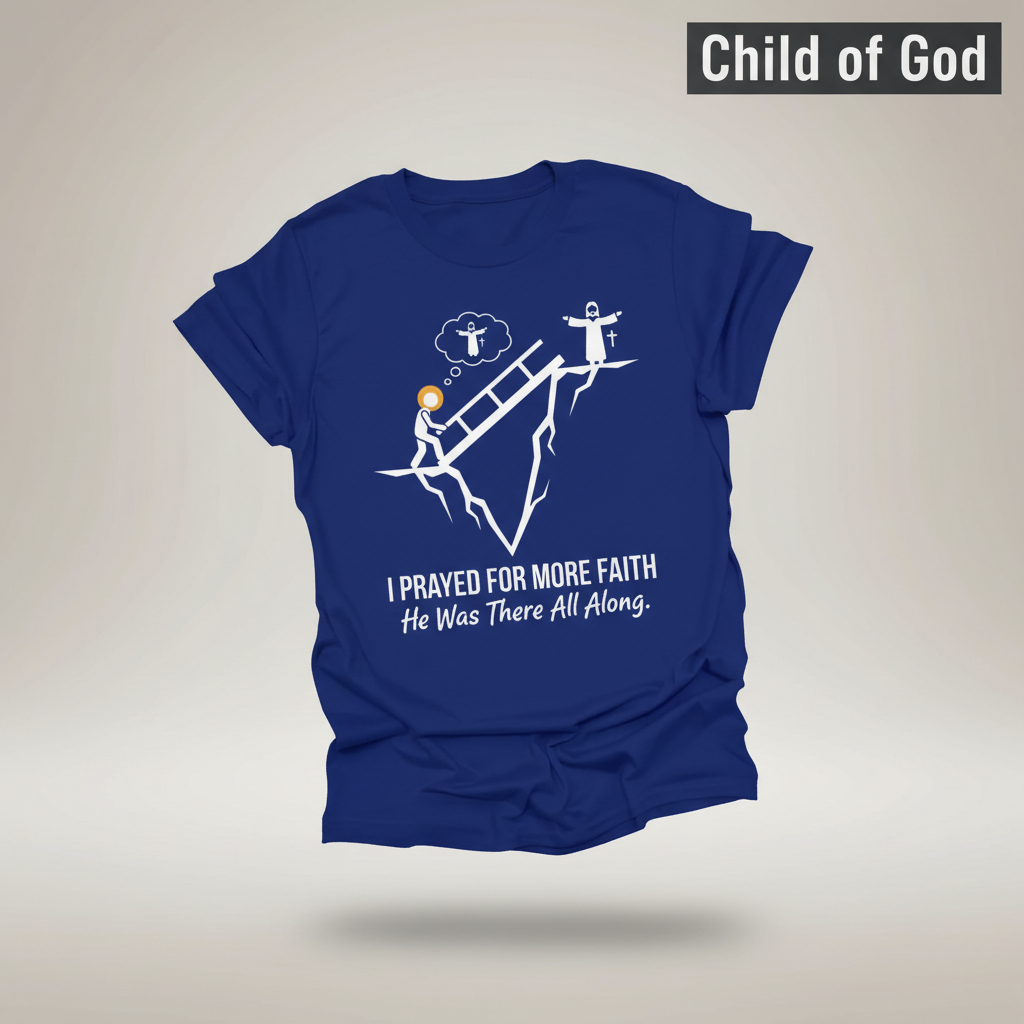 He Was There All Along T-Shirt_3d_float