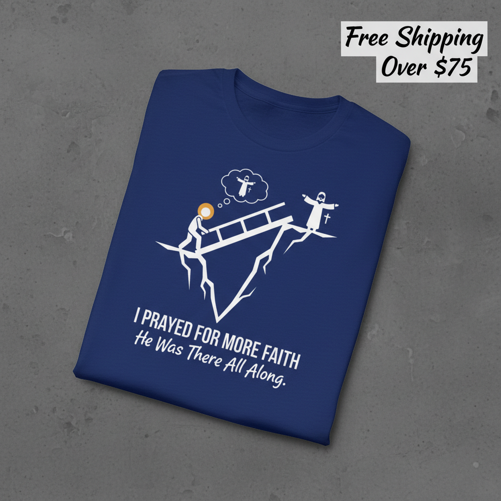 He Was There All Along T-Shirt_fold_tilt