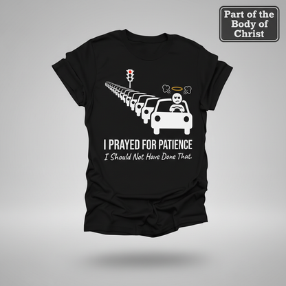 Prayed for Patience T-Shirt_3d_float