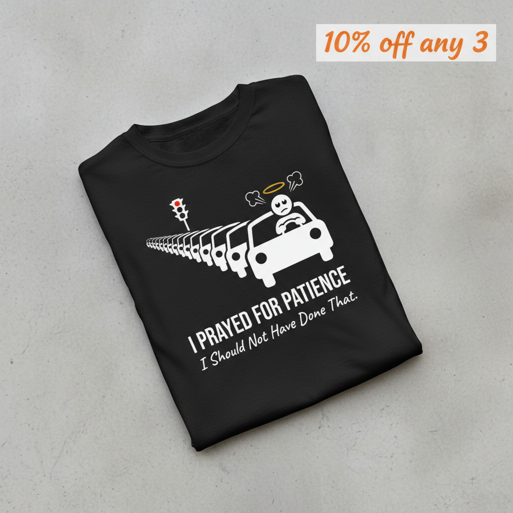 Prayed for Patience T-Shirt_fold_tilt