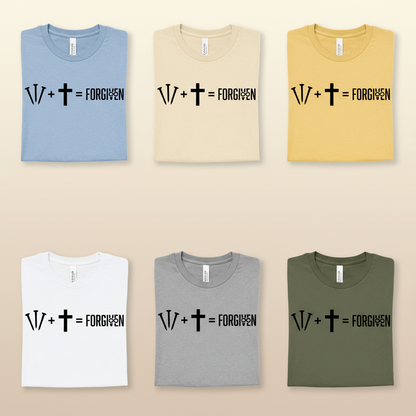 Forgiven Equation T-Shirt_6color_grid
