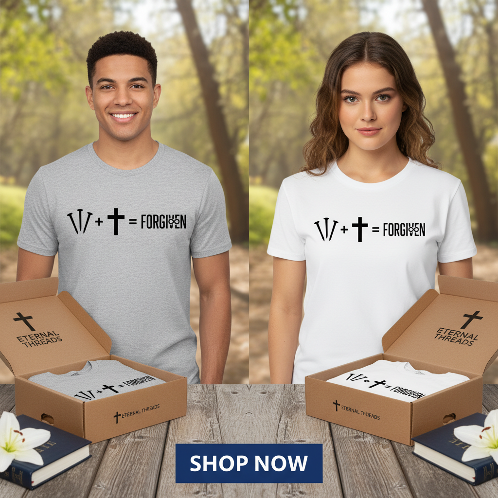 Forgiven Equation T-Shirt_dual_model_life