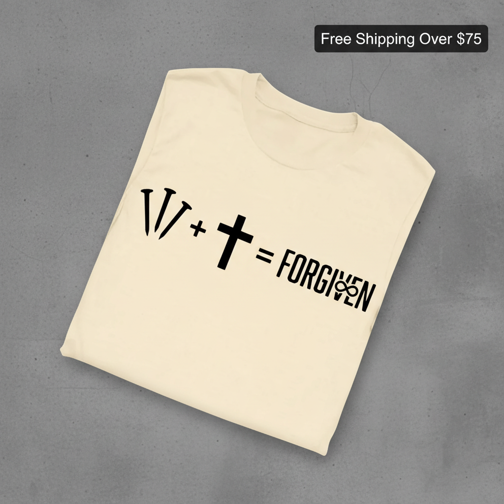 Forgiven Equation T-Shirt_fold_tilt