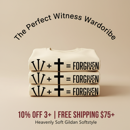 Forgiven Equation T-Shirt_stacked_promotion