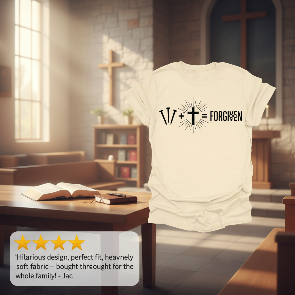 Forgiven Equation T-Shirt_review_5star