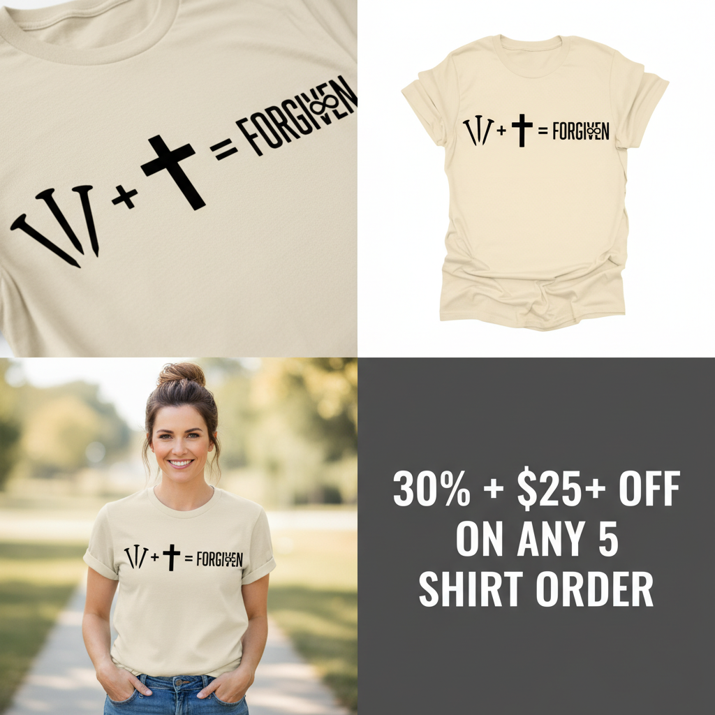 Forgiven Equation T-Shirt_4_panel