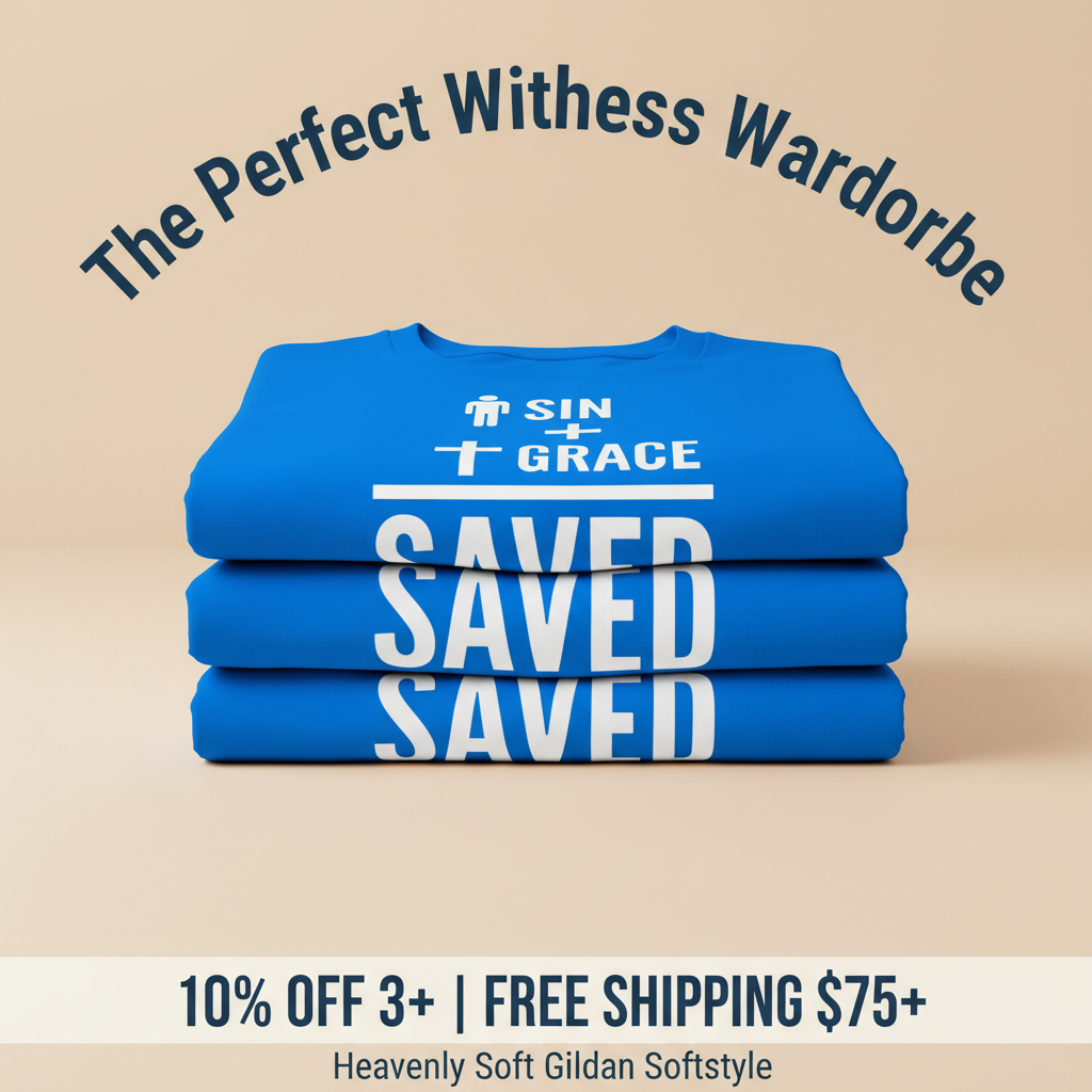 Sin + Grace = Saved T-Shirt_stacked_promotion