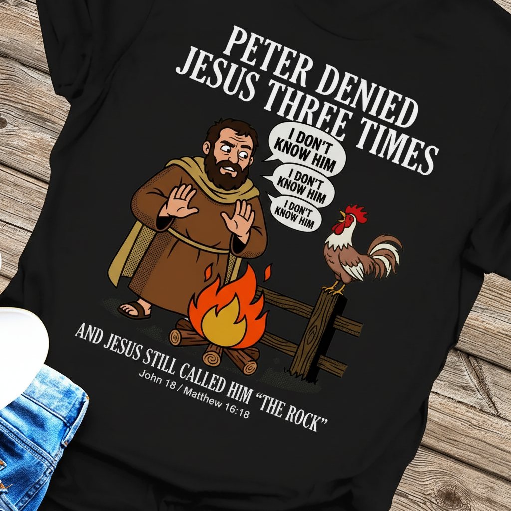 Peter Denied Jesus T-Shirt_extreme_za