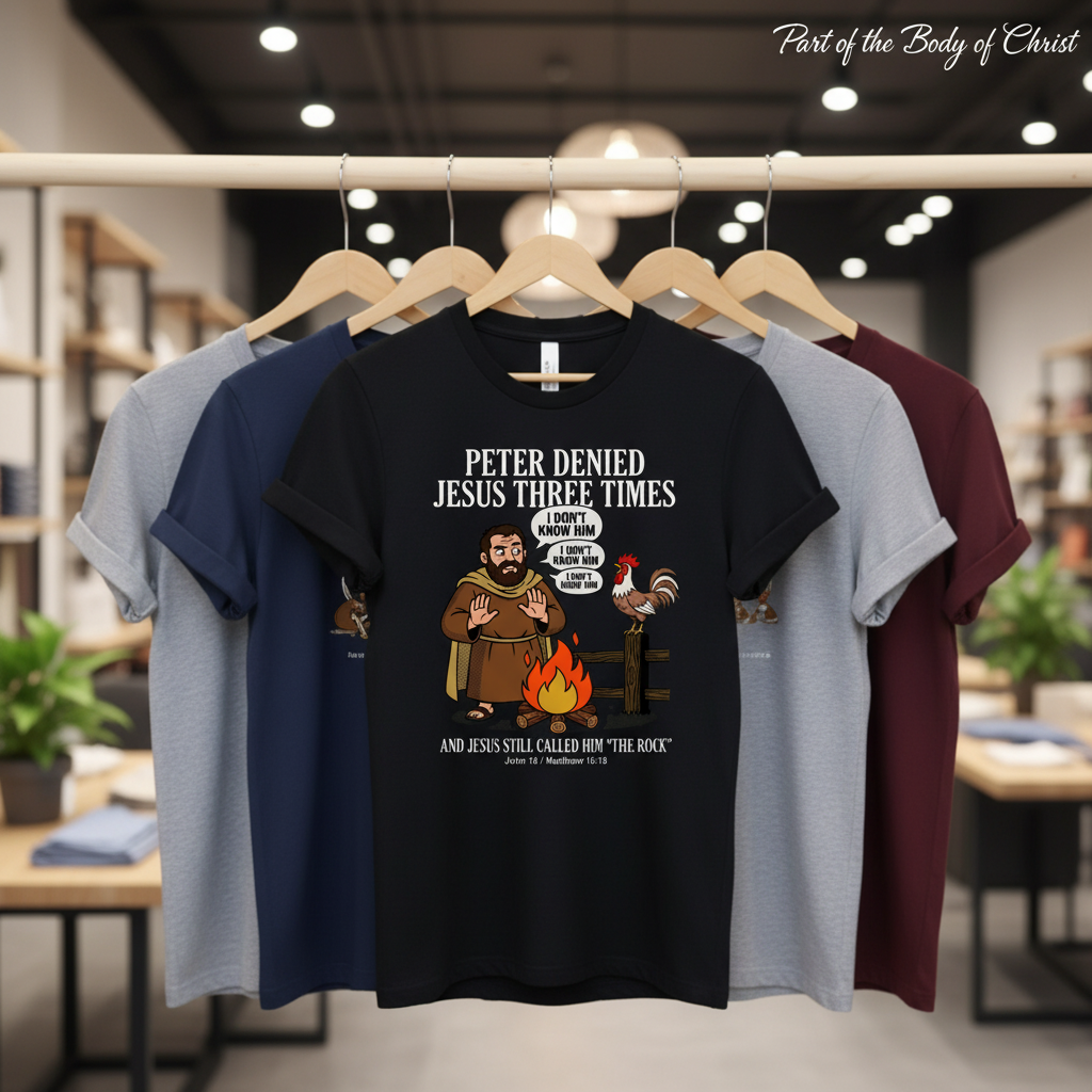 Peter Denied Jesus T-Shirt_boutique_rack