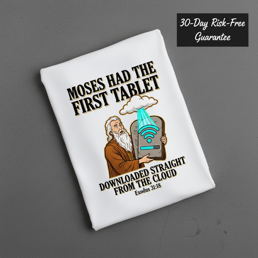First Tablet from the Cloud T-Shirt_fold_tilt