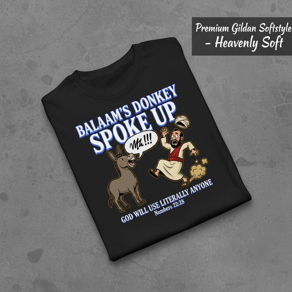 Balaam’s Donkey Spoke Up T-Shirt_fold_tilt